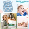 thumbnail image 2 of 1 piece Anti-wrinkle Baby smock - Waterproof smock Apron - Travel smock suitable for babies - Baby Food smock -1-2 years old - S, 2 of 5
