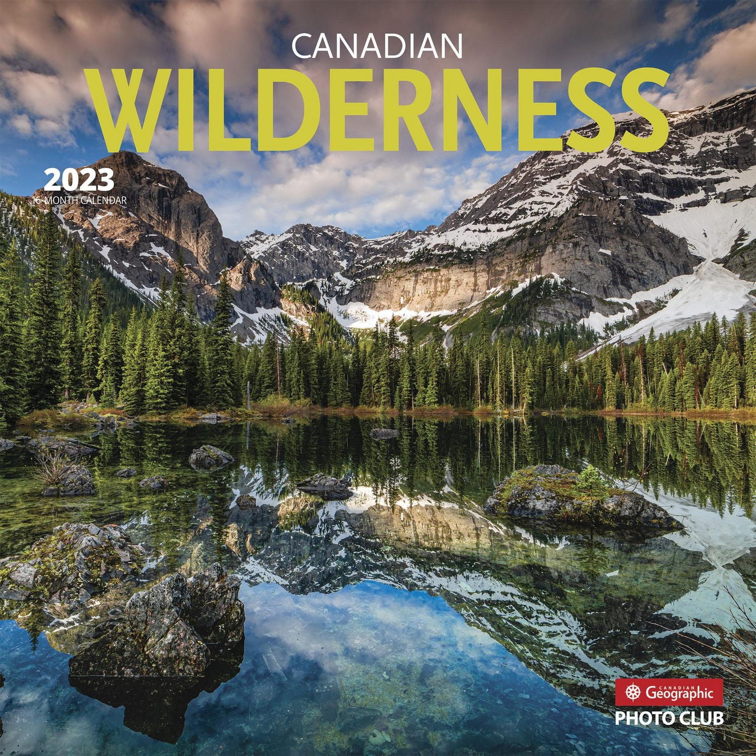 Canadian Wilderness | 2023 12x24 Inch Square Wall Calendar