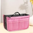thumbnail image 1 of Bolsa Organizadora de Viaje con Doble Cremallera, Bolsillos de Malla Transparente y Diseño Multicompartimento: Bolsa de Almacenamiento Plegable de Poliéster para Cosméticos, Artículos de Aseo, Papele, 1 of 6