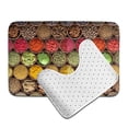 thumbnail image 6 of Honeii Spices And Herbs Pattern Bathroom Anti-Skid Pad Bathroom Mat Vintage Seamless Pattern Not-Slip Toilet Rug Set, 6 of 6