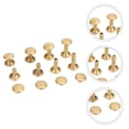 thumbnail image 2 of Miangastore Screw Rivets Golden Brass 40 Sets 0.8x0.3in, 2 of 9
