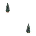 thumbnail image 4 of Cateissary simulación árbol de Navidad miniatura atmósferas artificiales decoración de Navidad artesanía planta ornamento fotografía regalo Type3 NO3, 4 of 6