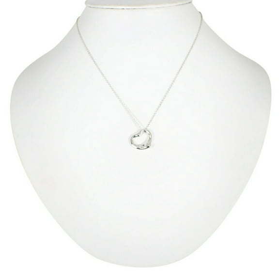 Pre-Owned TIFFANY 925 heart pendant necklace (Good)