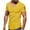 Yellow, variant on breaise Mens T-Shirts Summer V Neck Short Sleeve Shirts 2025 Loose Muscle Tshirt for Men Athletic Running Gym Workout Tee Tops Gray L Special offer
