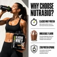 thumbnail image 5 of NutraBio Classic Whey Protein Powder- Full-Spectrum Amino Acid Profile - No Fillers, Artificial Colors, Preservatives - Low Glycemic Index - Chocolate Milkshake, 5 Pounds, 5 of 8