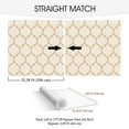 thumbnail image 4 of SUSSEXHOME 177.59 Square Feet Non-Woven Removable Wallpaper - Waterproof, Strippable, Light Resistance & Cleanable Wall Paper Roll-Four Seasons Collection-Moroccan, 4 of 5