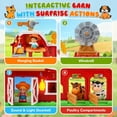 thumbnail image 3 of Set de juego Farm Animal Barn Bessome mejorado de 15 piezas para niños, 3 of 9