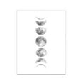 thumbnail image 1 of Pintura en lienzo de fases lunares, pinturas sin montura en arte de pared para decoración del hogar (Whtie090-1), 1 of 7