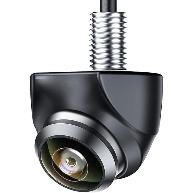 Cámara frontal/de respaldo, excelente visión nocturna HD y lente de metal súper gran angular, estilo OEM, cámara de respaldo lateral/trasera para autos, SUV, camionetas, vehículos