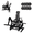 Hip Abductor Machine-230 Weight Plates, variant on Syedee 3D Hip Abductor Machine with Hip Thrust Function, Incline Hip Abduction Machine with 2 Starting Positions, Glute Exericse Machine with Thickened Thigh Pads for 600LBS Loading Capacity