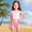 Light Pink, variant on Girls Cute Bow Print Solid Triangle Swim Bottom Toddler Kids Pool Beach Bikini Panty Orange Size 5-6 Years