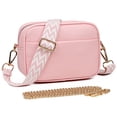 thumbnail image 3 of Bolso para Mujer Bandolera Con Correa Ancha A La Bandolera Sencilla (rosa), 3 of 9