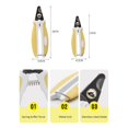 thumbnail image 3 of Pet Nail Clipper Stainless Steel Dog Nail Cutter with TPR Grip Pet Grooming Scissors, 3 of 8