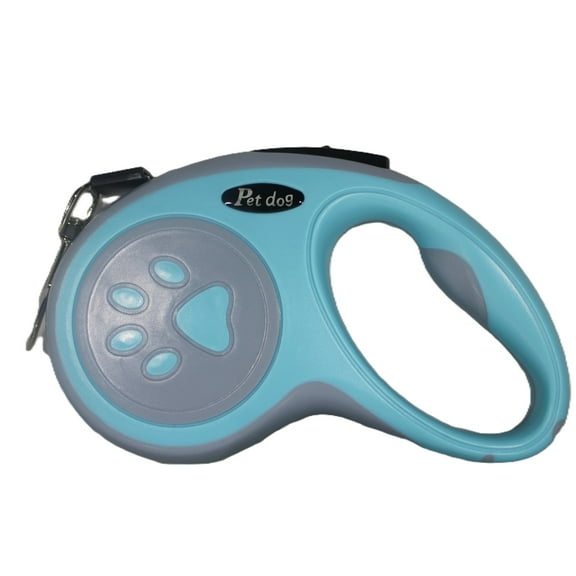 Retractable Dog Leash with Paw Print Locking System – Heavy-Duty, Tangle-Free Extendable Lead for Small, Medium, and Large Dogs, Compatible with Standard Leash Clips.