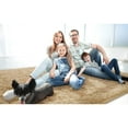 thumbnail image 2 of Junovo Super Soft Fluffy Area Rugs Modern Shag Rug for Bedroom Living Room,Cute Carpets for Kids Nursery Girls Home Dorm,5'x8',Tan, 2 of 7
