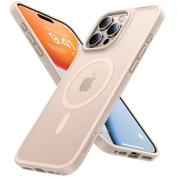 Funda de teléfono TORRAS magnética a prueba de golpes para iPhone 16 Pro Max