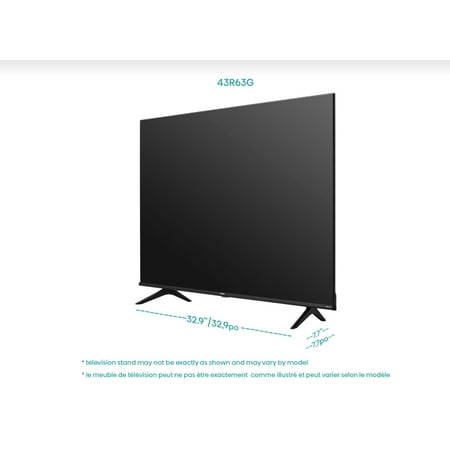 Hisense - 43" Class R6G Series LED 4K UHD Smart Roku TV
