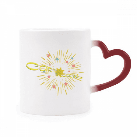 

Rio Brazil Carnival Bars Art Deco Fashion Heat Sensitive Mug Red Color Changing Stoneware Cup