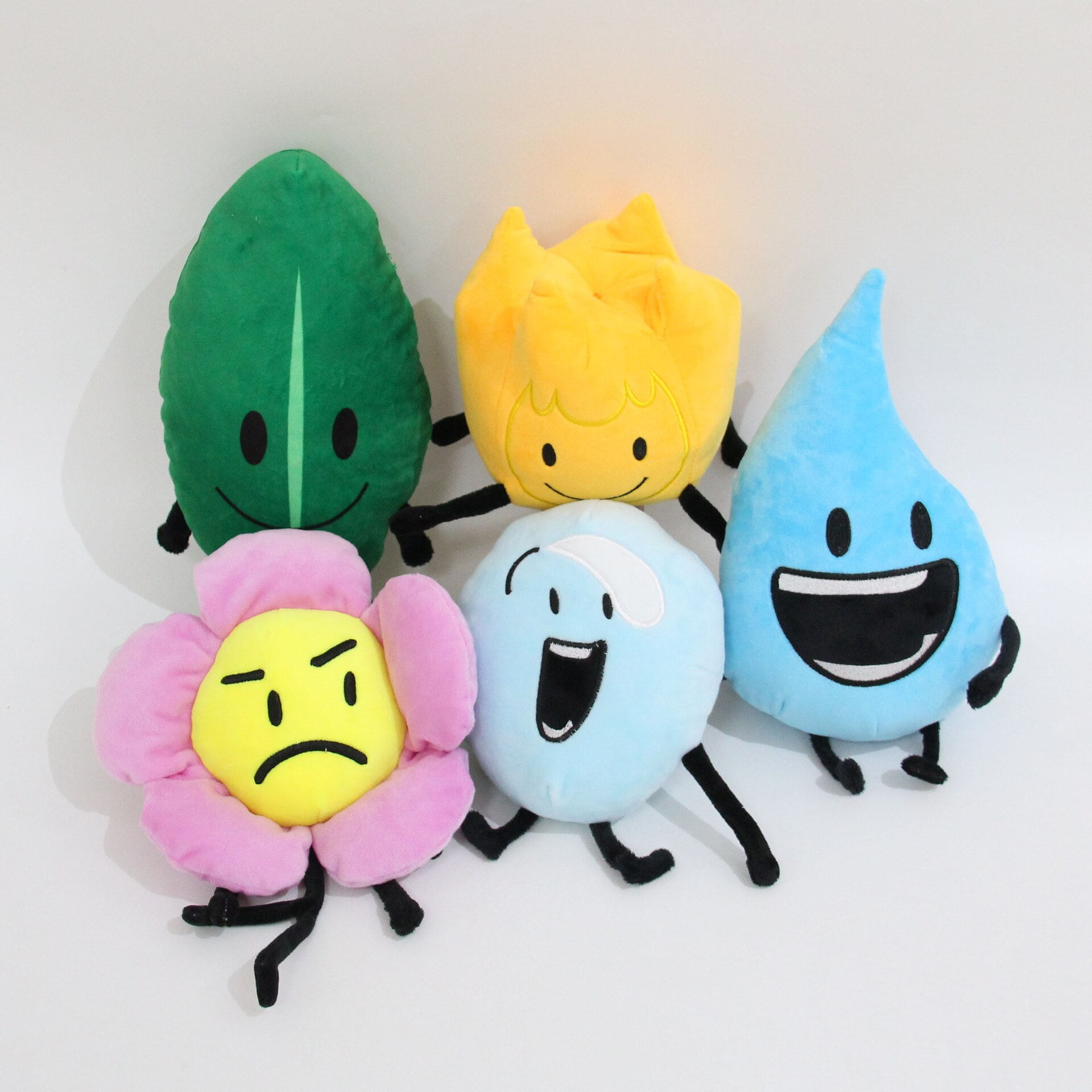 BFDI Battle for Dream Island Plush Figure Toy Stuffed Toys for Kids Red  Leaf