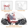 thumbnail image 4 of Sikiie American Flag Eagle Art 30-48 inches {designName} Print Christmas Tree Skirt Snowman Xmas Tree Skirt with Edge Christmas Decorations for Holiday Party-36", 4 of 7