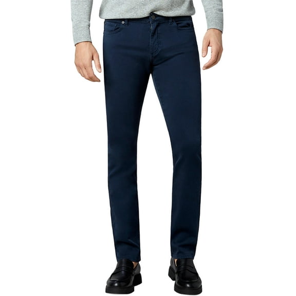 DL1961 Men's Russell Slim Straight Pants, Peacoat, 35