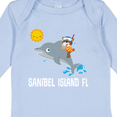 thumbnail image 4 of Inktastic Sanibel Island Florida Dolphin Boys or Girls Long Sleeve Baby Bodysuit, 4 of 5