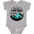thumbnail image 3 of Inktastic Daddy's Hiking Buddy with Mountains and Trees Boys or Girls Baby Bodysuit, 3 of 5