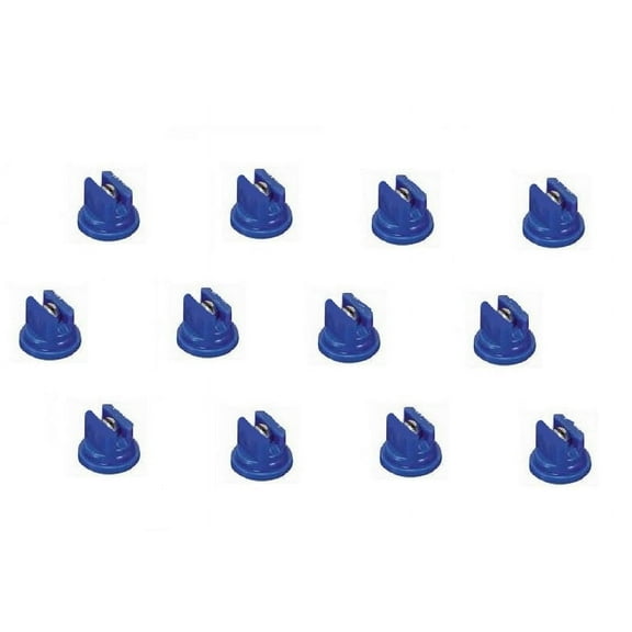 Pack of 12 - TeeJet Flat Spray Tips Blue 110° Polymer w/ SS Insert Visiflo TP11003VS