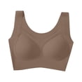 thumbnail image 3 of Liuchenyi Hot Sales Womens Bras Jelly Bras for Women No Underwire Comfort Wireless Push Up Bras Seamless Scalloped Lift Everyday Bralettes Coffee, 3 of 5
