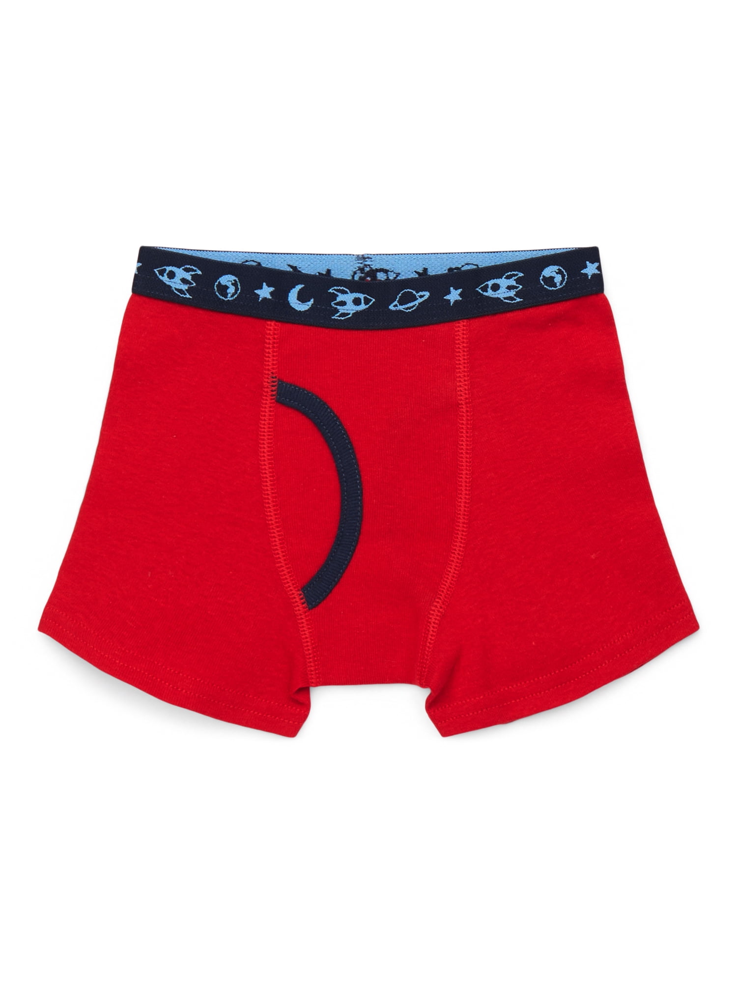 Wonder Nation Toddler Boys Cotton Boxer Brief Underwear, 6-Pack, Sizes 2T-5T