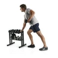 Weider TwoTier Utility Rack for Dumbbell, Kettlebell, and Medicine
