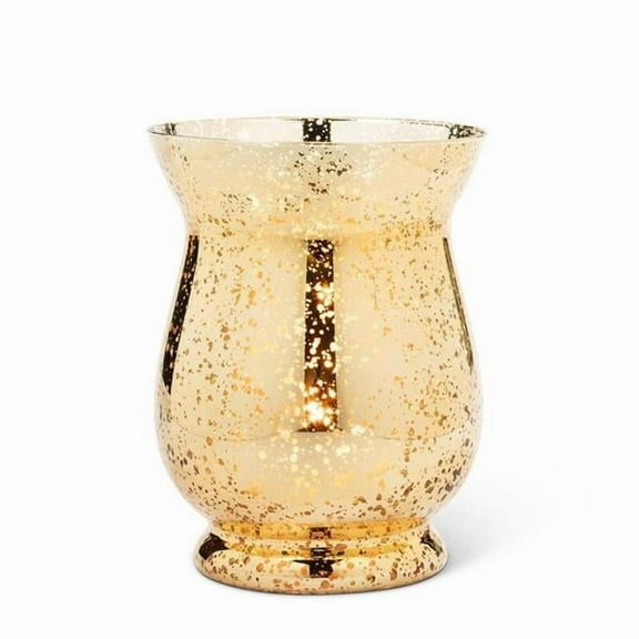 MDR Trading AB-27-GILDED-007-Q01 5.5 in. Antique Hurricane Shaped Candle Holder - Gold