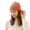 Orange, variant on Women's Winter Beanie Knitted Knit Hat Snow Cap Fitted Date Soft Brown One Size