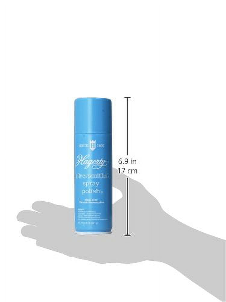 W J Hagerty Silversmiths Spray Polish - Tarnish Remover - 8 oz — Residential Use, Standard Application