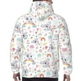 thumbnail image 7 of Sikiie Cute Koala Men's Hoodie, Essentials Hoodie, Sweatshirt, Pullover Hooded Sweatshirt for Men-Large, 7 of 7
