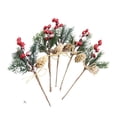 thumbnail image 3 of ramo de de bayas artificiales de Navidad con simulación de cuerda Selecciones es para vacaciones Guirnalda de Navidad Regalos para perfecl Selecciones florales, 3 of 8