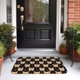 thumbnail image 5 of Crystal Velvet Floor Mat 23.6x15.7in Square Lock Edge Easy Cleaning Using Woven Technique Corrosion Resistant Bottom Drop Plastic Corgi And Bones (2), 5 of 7