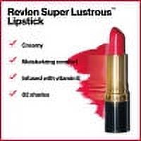 Revlon Super Lustrous Creme Lipstick, Creamy Formula, 660 Berry Haute, 0.15 oz - image 4 of 10