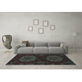 thumbnail image 3 of Ahgly Company Indoor Rectangle Persian Light Blue Traditional Area Rugs, 4' x 6', 3 of 4