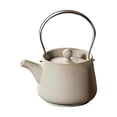 thumbnail image 3 of Tnarru 200ml Ceramic Teapot Porcelain Tea Pot Rustic Chinese Traditional Tea Kettle Teapot Tea Maker for Home Kitchen Camping Hiking white, 3 of 8