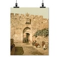 thumbnail image 2 of Print: St. Stephen's Gate, Jerusalem, Holy Land, circa 1890, 2 of 4