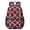 Geometric Square Red, variant on Geometric Square Black Pattern 17" School Backpacks for Teens,Waterproof Oxford Fabric,S-Shape Padded Straps for School,Travel,Hiking,Camping