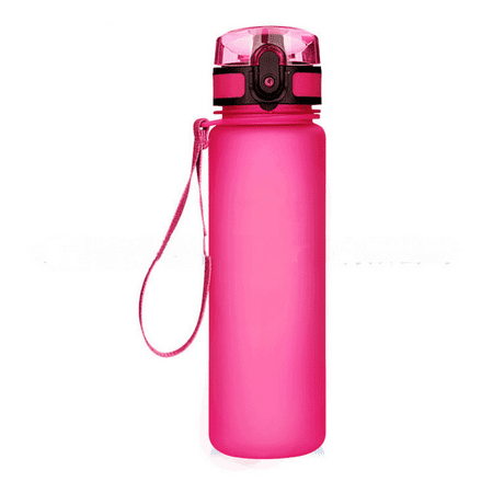 

Water Bottle 18 Oz - Leak Proof & No Sweat Gym Bottle - Ideal Gift for Fitness or Sports & Outdoors(Red）