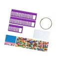 thumbnail image 4 of HILABEE 50 Pieces Rhinestones Storage Bag Small Beads Organizer Multipurpose Packaging Pouch Clear Window Container Self Sealing Bags, 4 of 9
