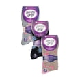 thumbnail image 2 of Gentle Grip - 9 Pairs Ladies Cotton Soft Top Patterned Non Elastic Crew Socks, 2 of 2