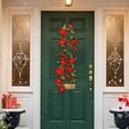 thumbnail image 3 of B1 Style Vigne de Houx de 2M avec Baies Rouges Décoration Florale Intérieure pour Maison Festive, 3 of 5