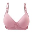 thumbnail image 3 of Eashery Womens Bras Solid Comfortable Women Underwear Pink 44, 3 of 5