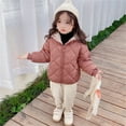 thumbnail image 4 of Utlike Toddler Boys Jacket Kids Baby Winter Warm Solid Color Coats Ears Hooded Padded Jacket Outwear Boys Popular Jackets Leisure Fit Size 18 Months-24 Months, 4 of 4