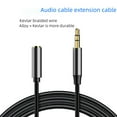 thumbnail image 3 of 3.5mm audio cable headset computer speaker level 3 3.5 male audio extension cable, 3 of 5