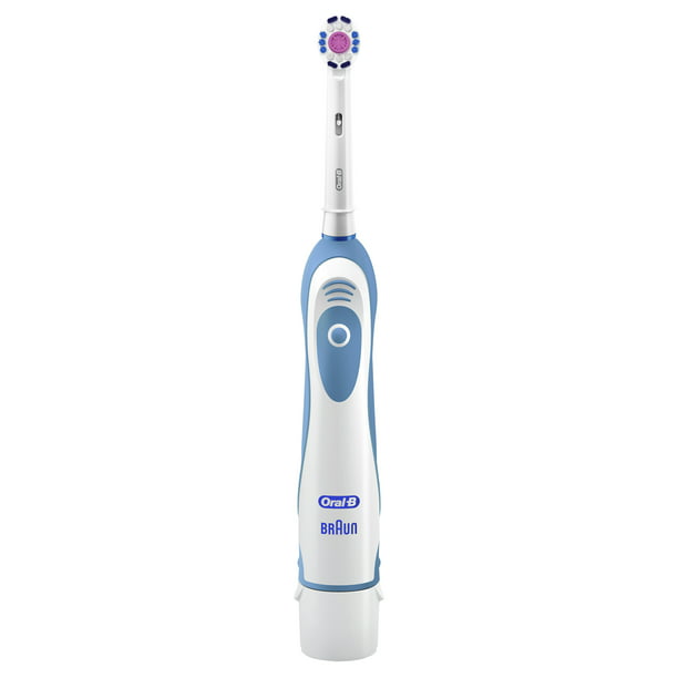 zwaard het is nutteloos koppeling Oral-B 3D White Brilliance Whitening Battery Toothbrush, White - Walmart.com